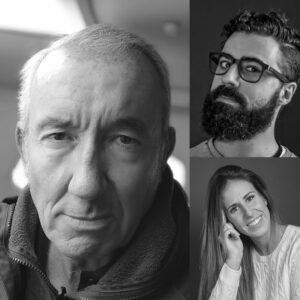 Gonzalo Calcedo, David Castro y Erica González