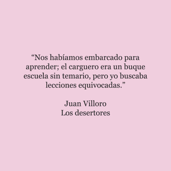 desertores matador iñarritu juan villoro
